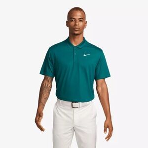 Nike Golf Men’s Tour Dri-Fit Jacquard Polo Shirt Teal DR5303-367 Sz Large